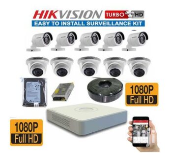 HIK Vision 10 HD CCTV 1080P CAMERA FULL KIT With 16 Channel DVR
