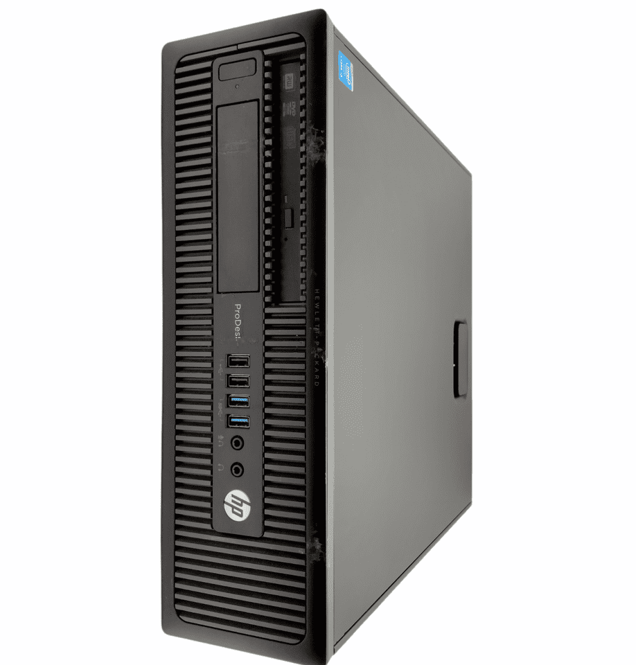 HP EliteDesk 800 G1 i5 SSD business desktop computer with Intel Core i5 4th Gen processor and 512GB SSD storage