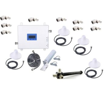 GSM Mobile Cell Phone Network Signal Booster Triband(2G 3G 4G) With 4 Mushrooms