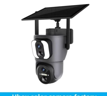 Ubox Dual Lens Security Camera 4G Solar powered