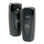 Photon Safety Beam Wireless Centurion installed on an automated gate system for wireless safety detection