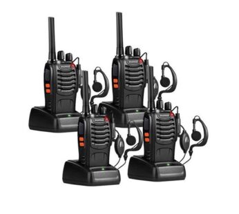 Baofeng BF-888S Walkie Talkie 4-Pack – Powerful, Reliable 5KM Range Radios